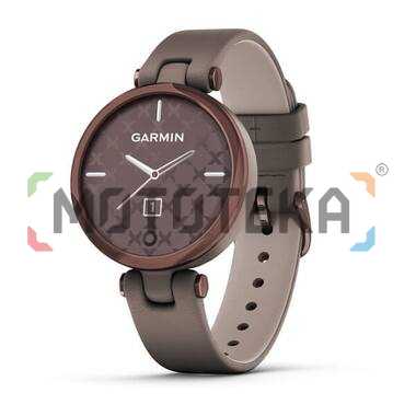 Фэшн смарт-часы Garmin (Гармин) Lily DarkBronze Paloma Leather (010-02384-B0)