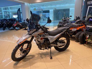Мотоцикл кроссовый / эндуро Regulmoto (Регулмото) TE PRO NB300 серый с ПТС | Мототека