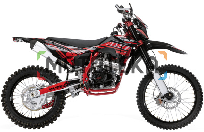 Мотоцикл кроссовый / эндуро  BSE (БСЕ) Z10 Red Black (ZS172 FMM-7)