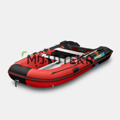 Лодка ПВХ GLADIATOR (Гладиатор) B 370 AL чёрный/бирюзовый