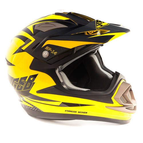 Шлем кроссовый GSB XP - 14 YELLOW