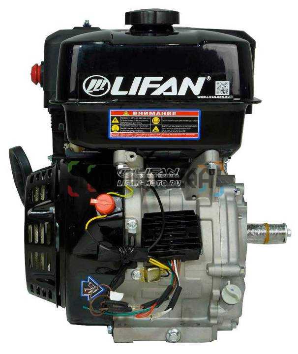 Двигатель LIFAN (Лифан) 190F - S Sport D25 катушка 7 Ампер
