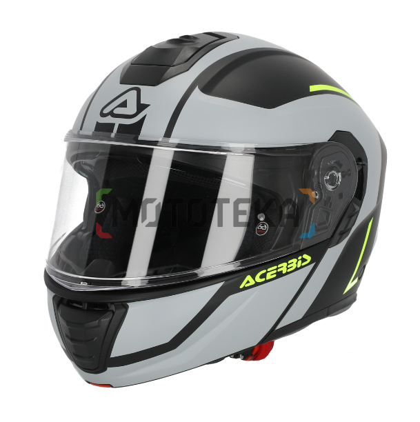 Шлем мото интеграл Acerbis (Асербис) TDC Grey/Yellow XS