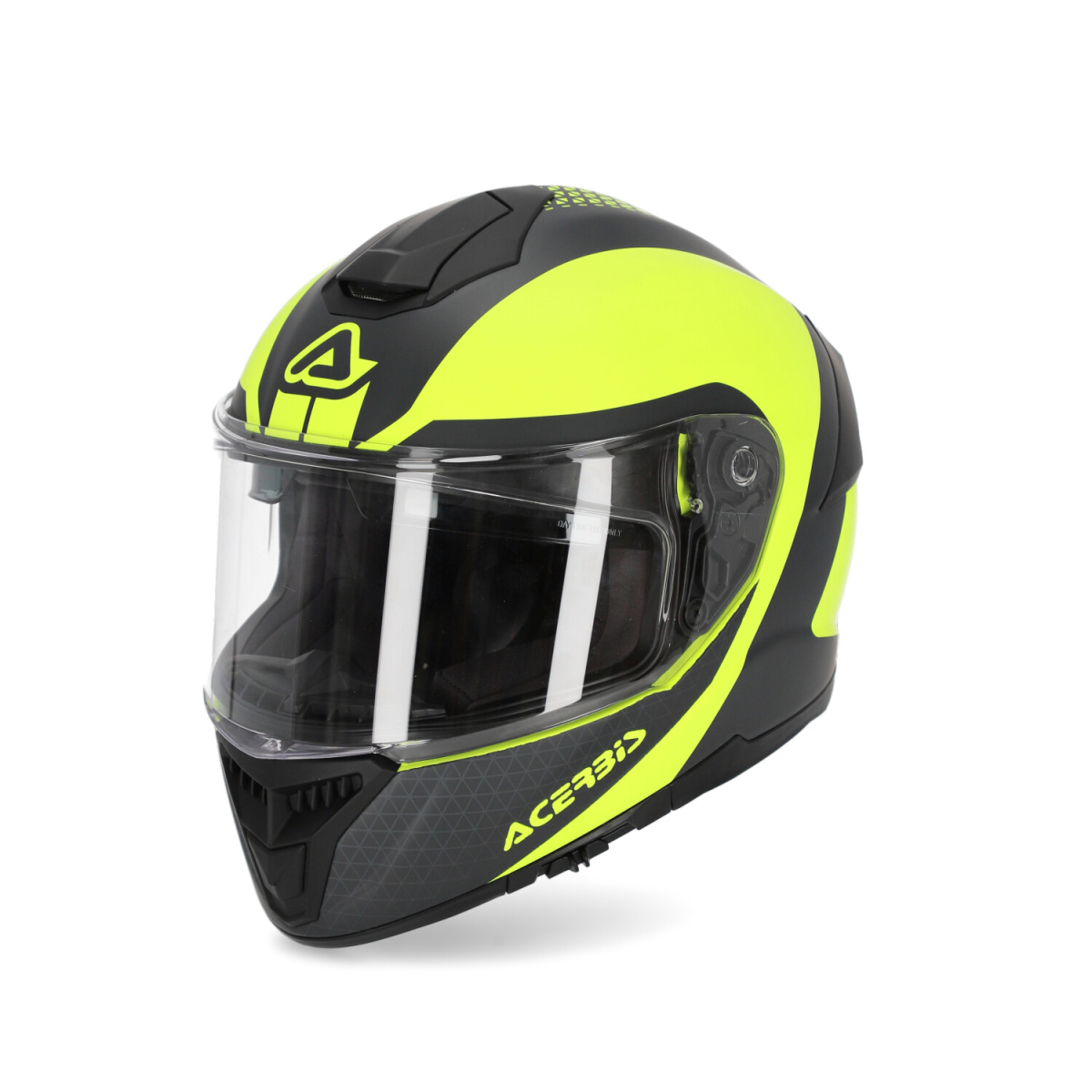 Шлем мото интеграл Acerbis (Асербис) KRAPON Fluo-Yellow/Black XS