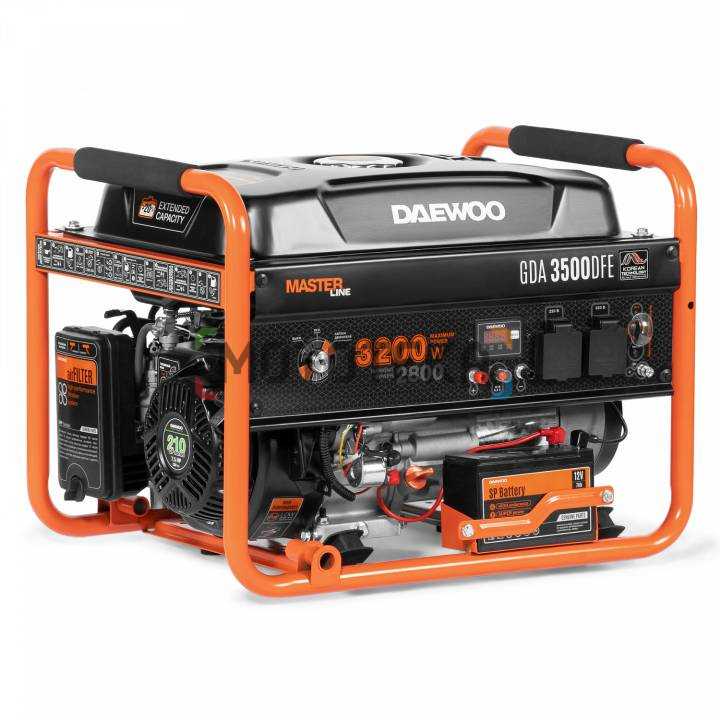 Электрогенератор газовый Daewoo (Дэу) GDA 3500DFE