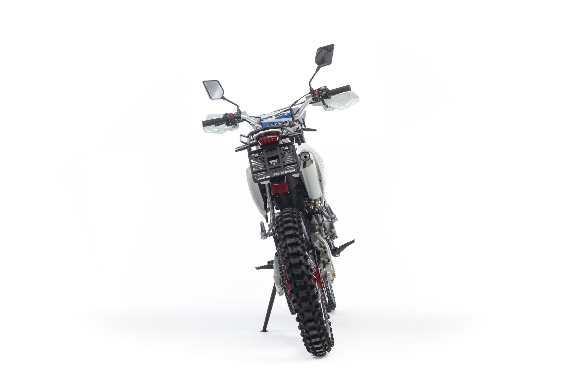 Мотоцикл кроссовый / эндуро BSE (БСЕ) Z3 Y Chain Blue (мотор ZS 172 FMM) с ПТС