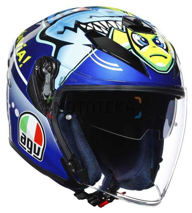 Шлем мото открытый AGV (АГВ) K-5 JET TOP Rossi Misano 2015 XS