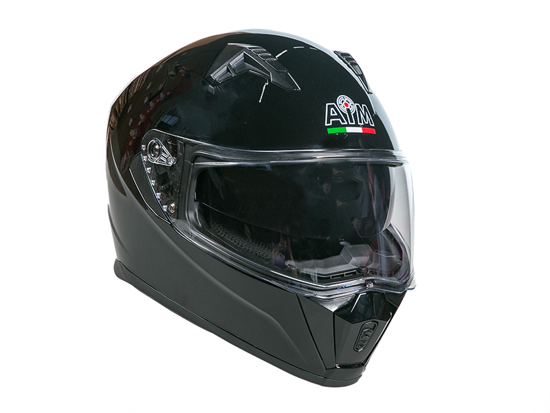 Шлем мото интеграл AiM (Аим) JK320 Black Glossy XXXL
