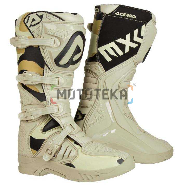 Мотоботы кроссовые Acerbis (Асербис) X-TEAM Camo/Brown (р.46)
