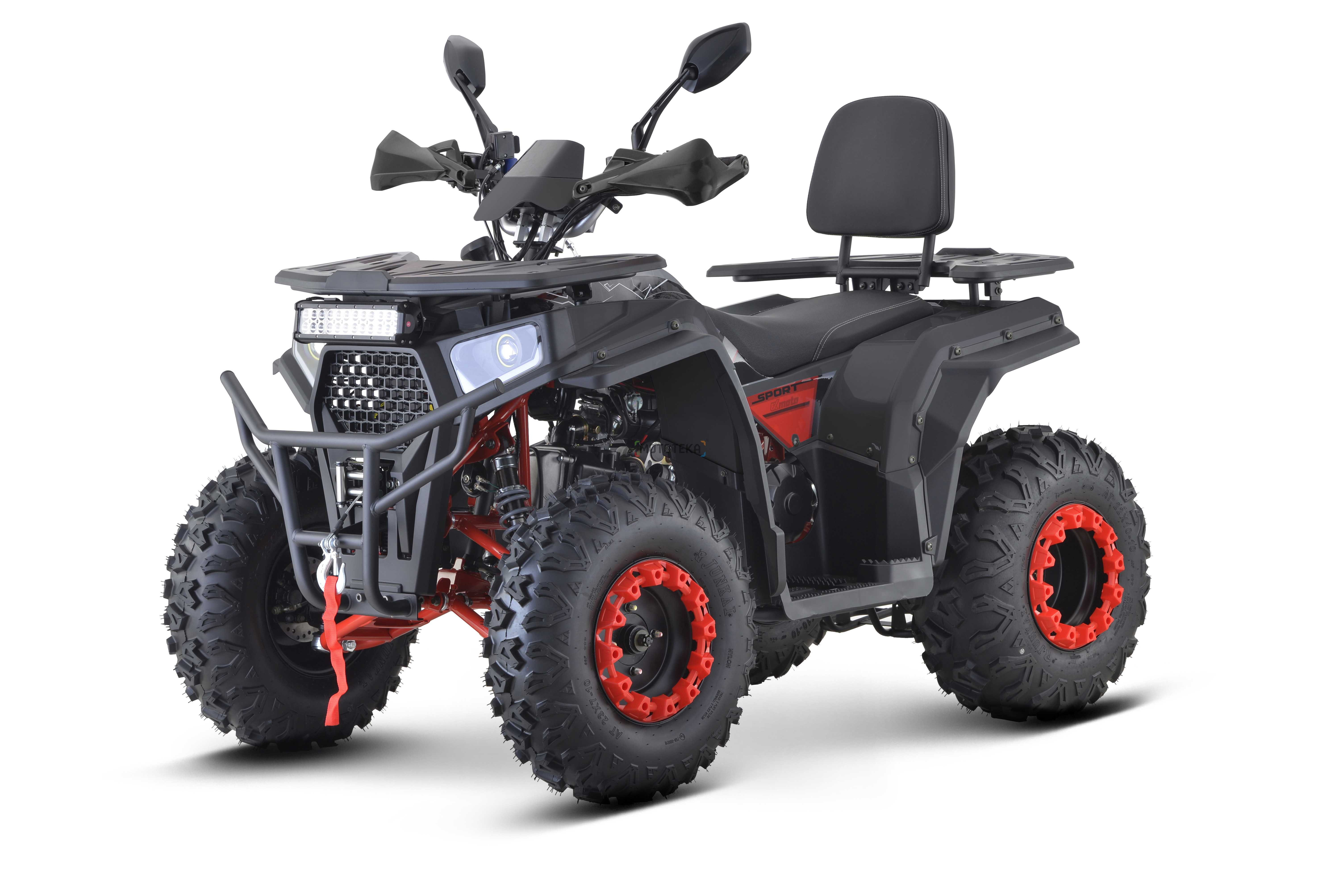 Квадроцикл FXMOTO (ФХмото) WASP 200 чёрный (машинокомплект)