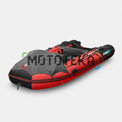 Лодка ПВХ GLADIATOR (Гладиатор) E 450 PRO красный/чёрный