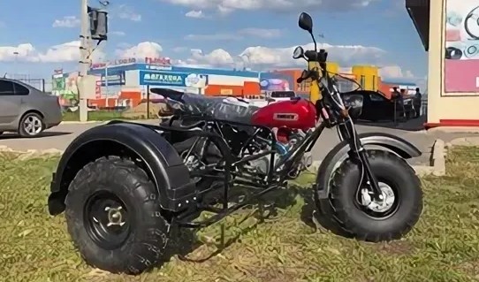 Мотоцикл внедорожный СКАУТ - 3 - 125 PLUS VORTEX (ближний/дальний свет + поворотники) чёрный | Мототека