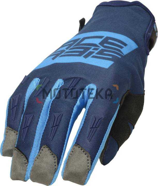 Мотоперчатки Acerbis (Асербис) MX-WP HOMOLOGATED Blue/Blue L