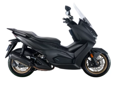 Скутер Zontes (Зонтес) ZT350 - D (ZT1P77MP EFI) 15/14 чёрный с ПТС