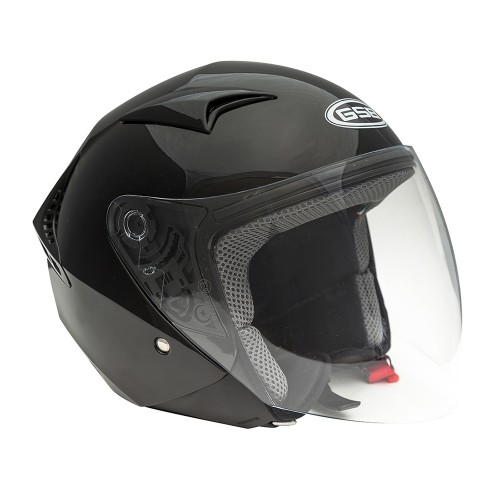Шлем мото открытый GSB G - 240 BLACK GLOSS