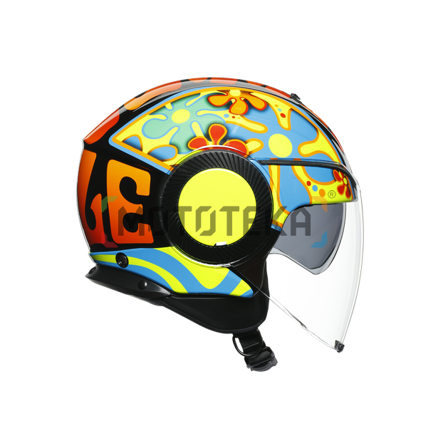 Шлем мото открытый AGV (АГВ) ORBYT TOP Valencia 2003 S