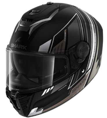 Шлем мото интеграл Shark (Шарк) SPARTAN RS BYRHON MAT Black/Anthracite/Chrome XXL