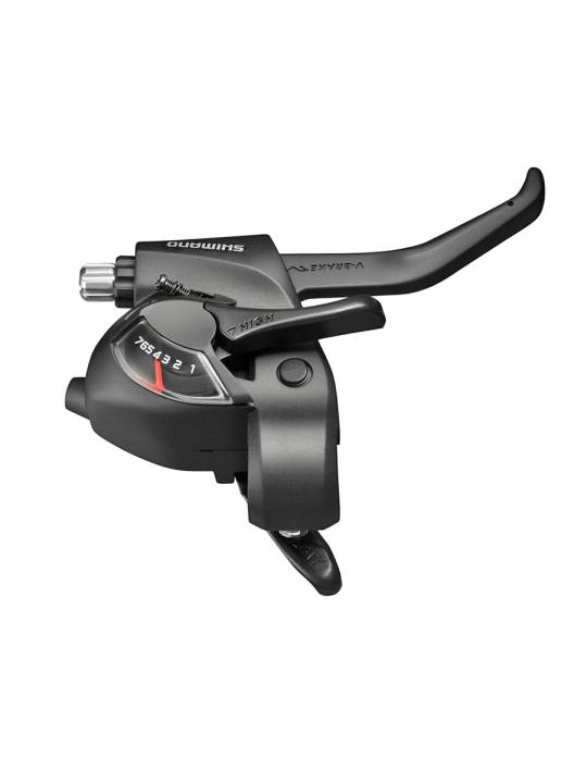 Шифтер Shimano (Шимано) Tourney EF41 правый 7ск трос 2400мм черный ASTEF41R7CL