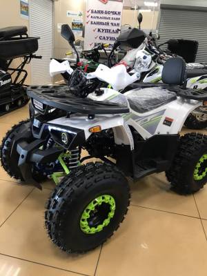 Квадроцикл детский HB - ATV 125 белый (машинокомплект)