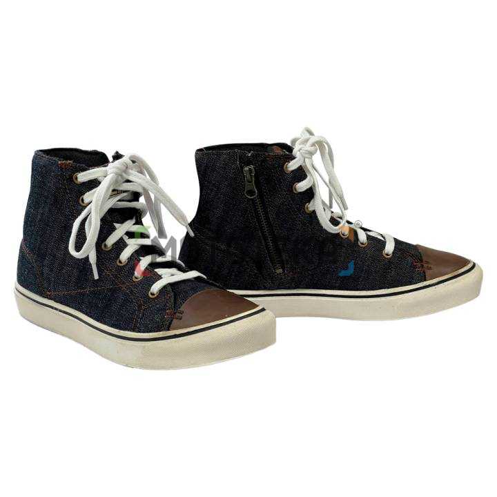 Мотоботы MCP Brugge Denim Leather Сине-джинсовый 40