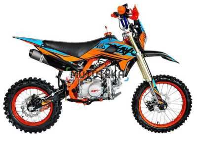 Питбайк KAYO (Кайо) EVOLUTION K125EM 17/14 KRZ (механ. сцепл., эл. стартер 2024 г.)