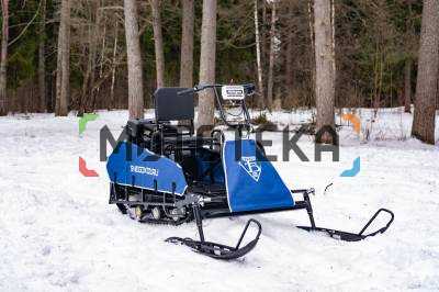 Мотобуксировщик Бурлак [OPTI - R] ОПТИ - R 15 + лыжный модуль