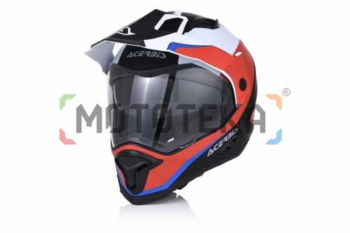Шлем мото кроссовый Acerbis (Асербис) REACTIVE GRAFFIX Black/Grey S