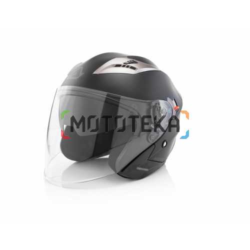Шлем мото открытый Acerbis (Асербис) JET FIRSTWAY Black Matt XS