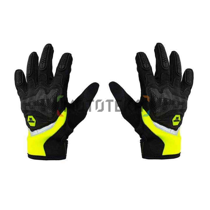 Мотоперчатки Masontex (Масонтекс) M30 черный/желтый (L)