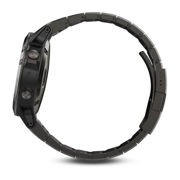 Часы Garmin (Гармин) FENIX 5 SAPPHIRE серые с металлическим браслетом | Мототека