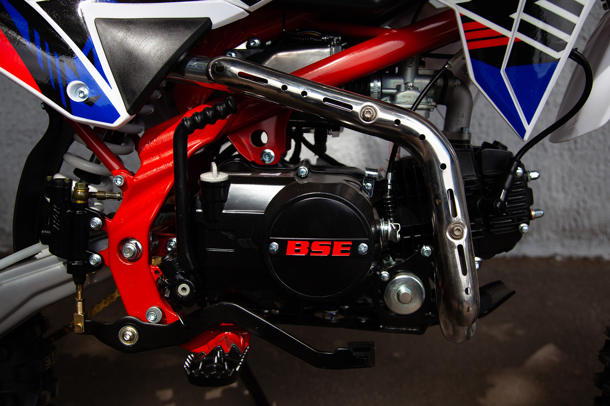 Питбайк BSE (БСЕ) PH 125e 17/14 (ZS) Power Red 4 (двиг. Zongshen)