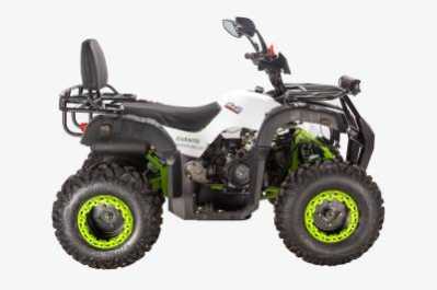 Квадроцикл Avantis (Авантис) Hunter 200 Lux (баланс. вал) (машинокомплект) белый/зелёный