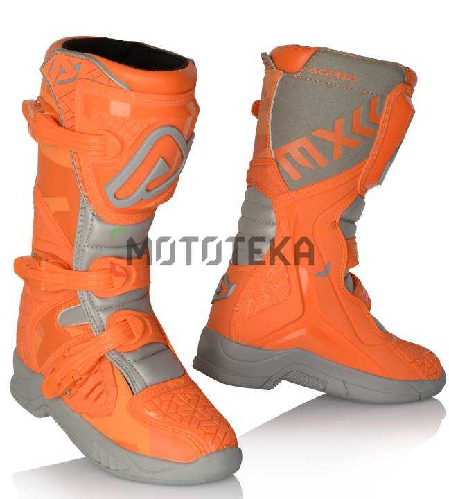 Мотоботы детские Acerbis (Асербис) X-TEAM JR Orange/Grey (р.33)