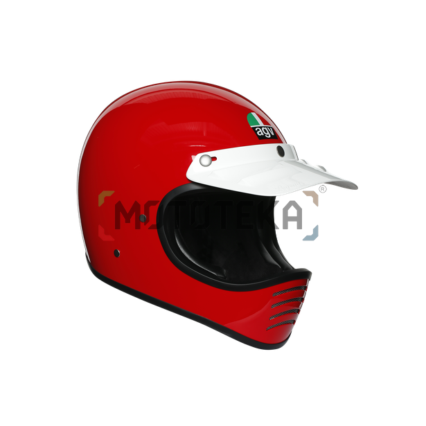 Шлем мото открытый AGV (АГВ) X101 MONO Red M