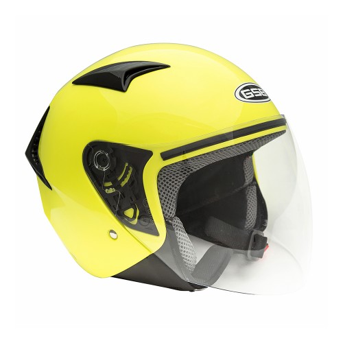 Шлем мото открытый GSB G - 240 FLUO YELLOW