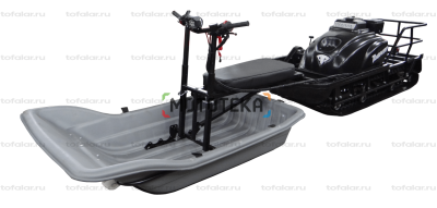 Мотобуксировщик Тофалар 600 стандарт с модулем Толкач 20 л.с., Loncin с реверсом + электростартер