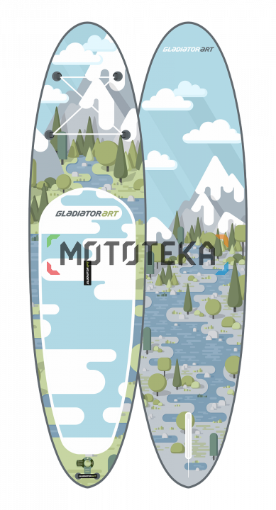 Надувная доска для sup - бординга Gladiator (Гладиатор) FOREST 10.8 (2021)