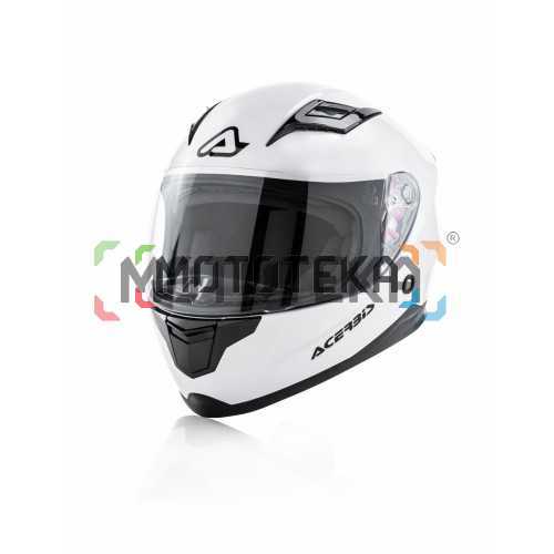 Шлем мото интеграл Acerbis (Асербис) CARLINO KID White Glossy L (51-52)