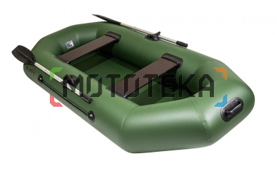 Лодка ПВХ Барс 260 зелёный