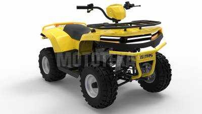 Квадроцикл детский IRBIS (Ирбис) ATV 125 2023 желтый с ПСМ