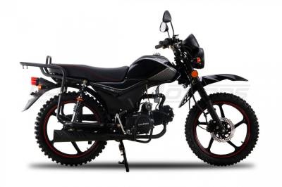 Мопед ROCKOT (Рокот) ALPHA OFFROAD M - 12 LUX 49.9 (125) чёрный глянцевый