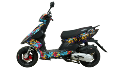 Скутер Vento (Венто) VMC CORSA 49 (150) MASS FLOWER STICKERS с ПТС