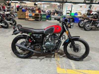 Мотоцикл дорожный Мотомир COMBAT SCRAMBLER 400 красный/чёрный с ПТС