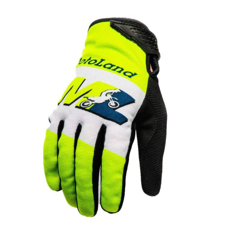Мотоперчатки MotoLand (Мотолэнд) мото Racing Team / GREEN (XXL) мотокросс