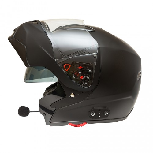 Шлем модуляр GSB G - 339 BLACK MATT BLUETOOTH