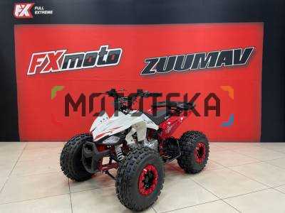 Квадроцикл детский Zuumav (Зуумав) CHEETAH 125 белый/красный (машинокомплект)
