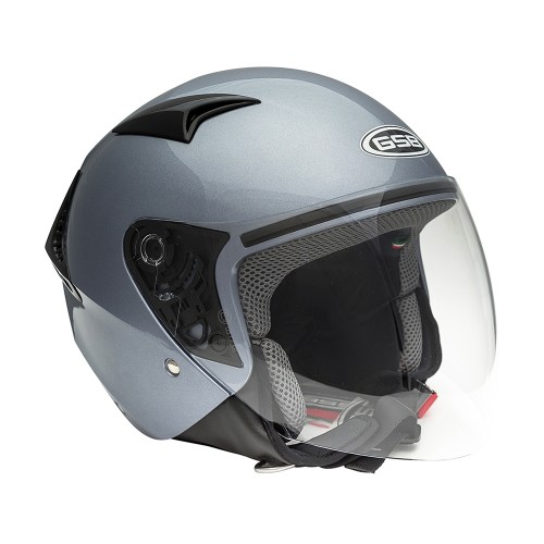 Шлем мото открытый GSB G - 240 GREY MET