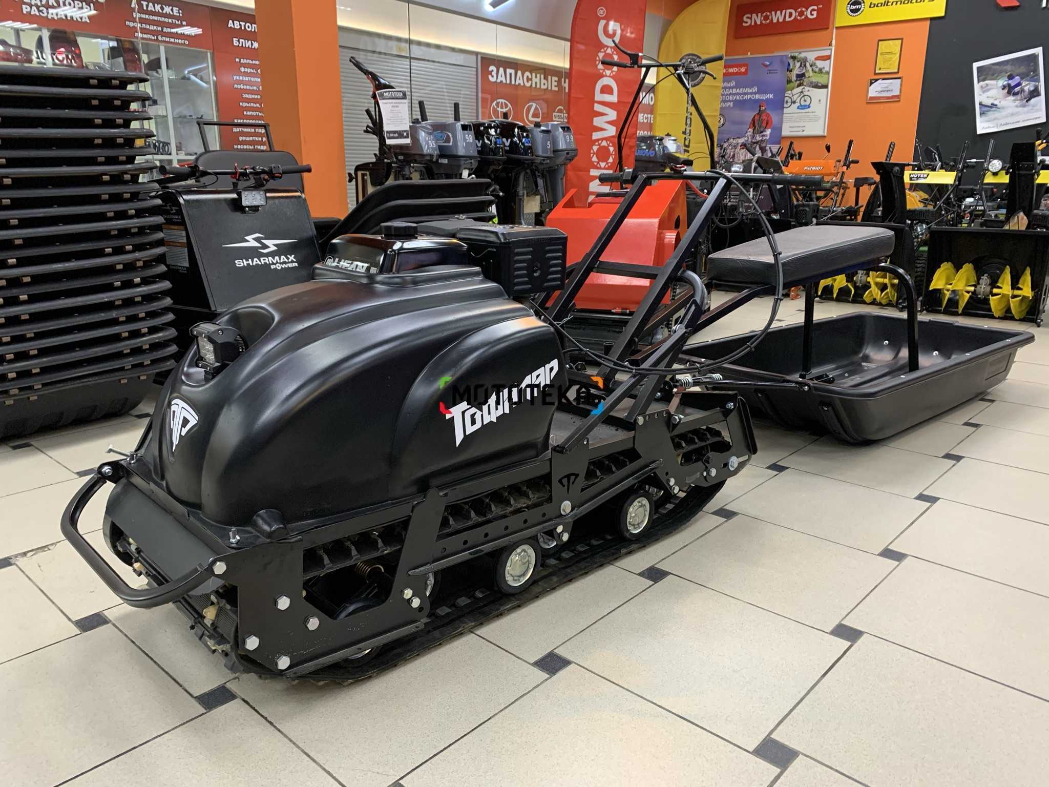 Мотобуксировщик Тофалар 500 стандарт с модулем Тягач 20 л.с., Loncin с реверсом