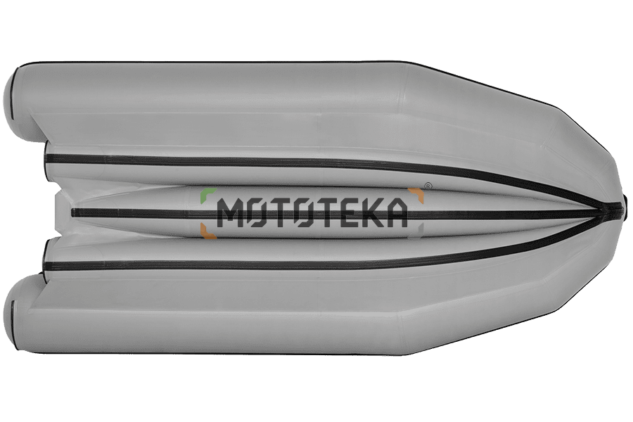 Лодка ПВХ Fregat (Фрегат) 390 FM Light Jet/L/S (ФМ Лайт Джет/Л/С) серый