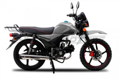 Мопед ROCKOT (Рокот) ALPHA OFFROAD M - 12 LUX 49.9 (125) серый металлик